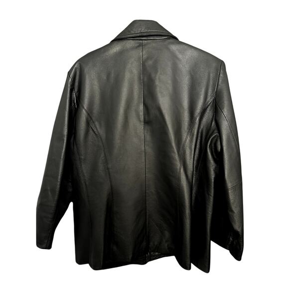 Y2K Leather Jacket - Picture 4 of 5